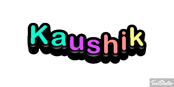Kaushik Текстовый эффект