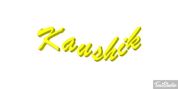 Kaushik Текстовый эффект