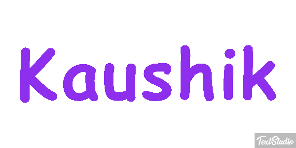 Kaushik Текстовый эффект