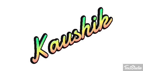 Kaushik Текстовый эффект