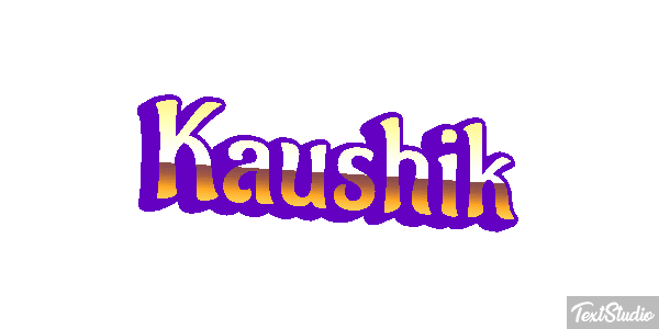 Kaushik Текстовый эффект