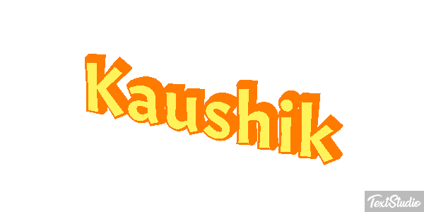 Kaushik Текстовый эффект