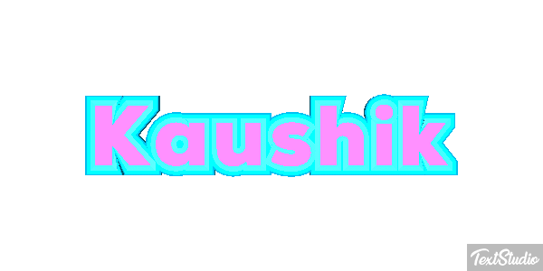 Kaushik Текстовый эффект