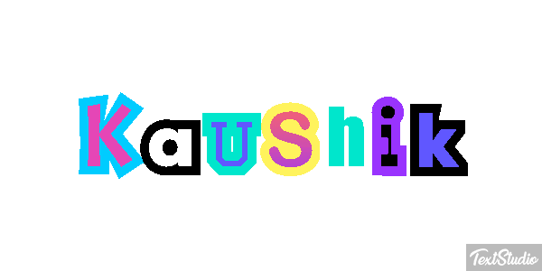 Kaushik Текстовый эффект