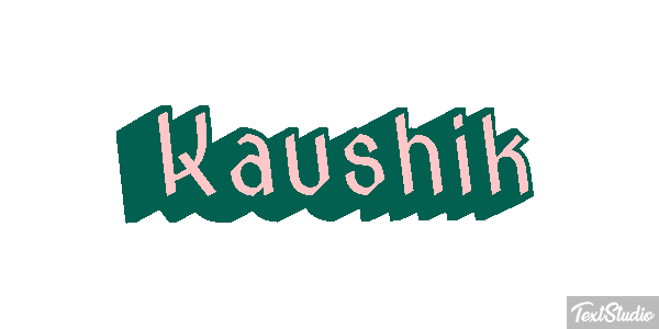Kaushik Текстовый эффект