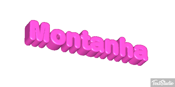 Montanha Efeito do texto