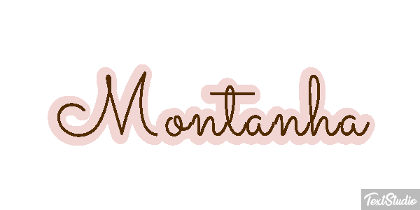 Montanha Efeito do texto