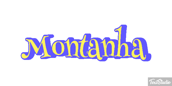 Montanha Efeito do texto