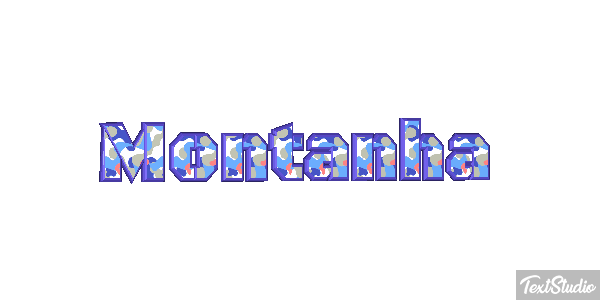 Montanha Efeito do texto