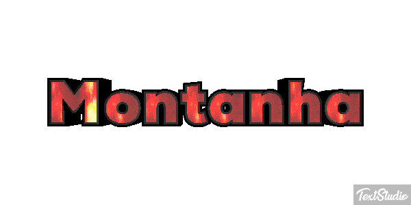 Montanha Efeito do texto