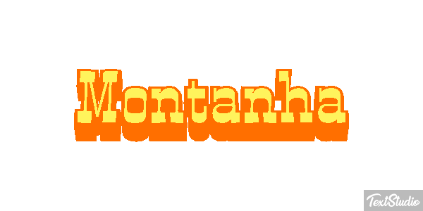 Montanha Efeito do texto