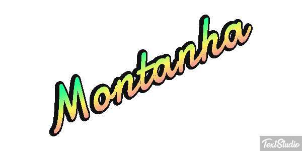 Montanha Efeito do texto