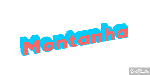 Montanha Efeito do texto