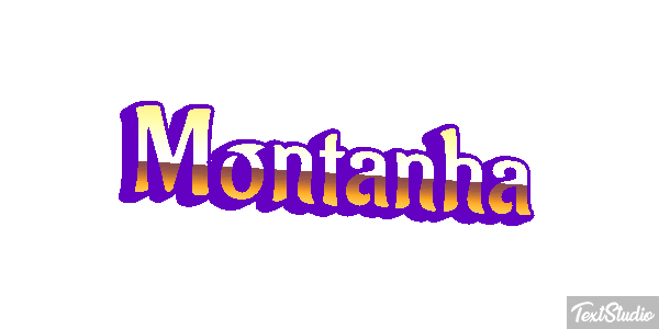 Montanha Efeito do texto