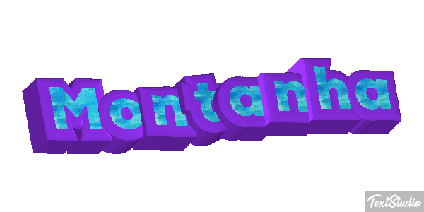 Montanha Efeito do texto