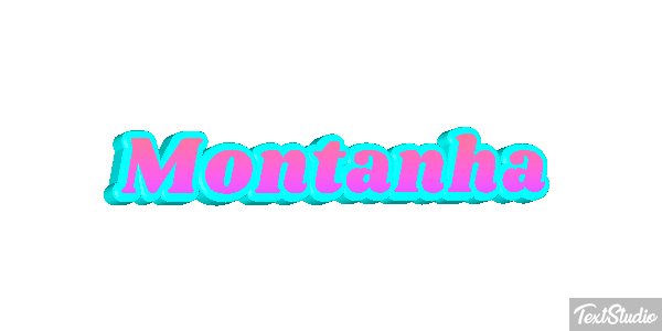Montanha Efeito do texto