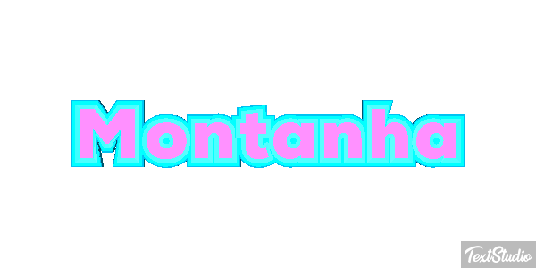 Montanha Efeito do texto