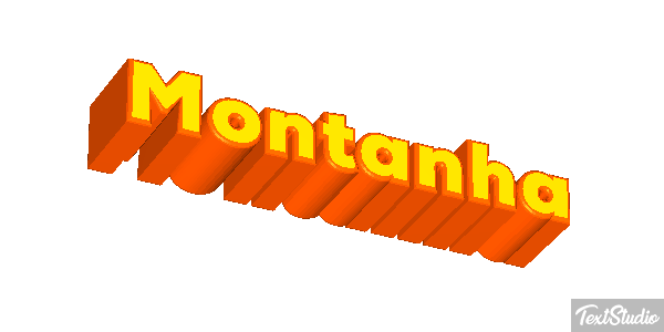 Montanha Efeito do texto