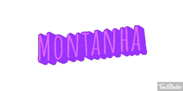 Montanha Efeito do texto