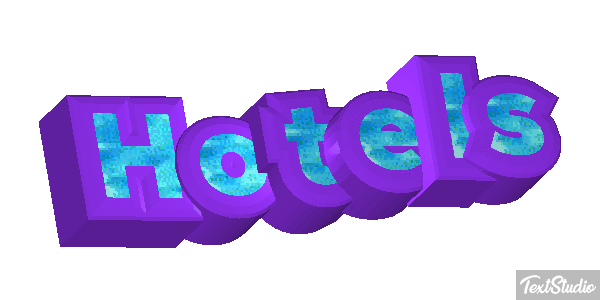 Hôtels Text effect
