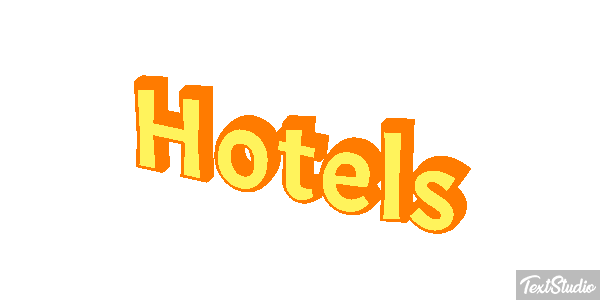 Hôtels Text effect