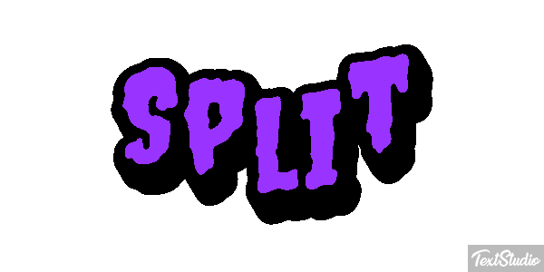Split Efecto de texto
