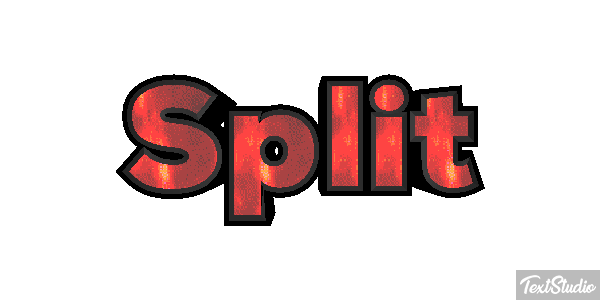 Split Efecto de texto