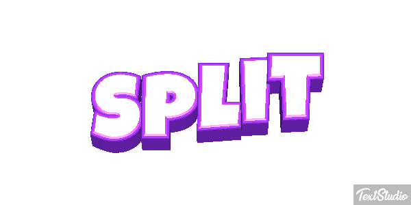 Split Efecto de texto