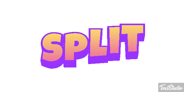 Split Efecto de texto