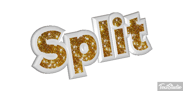 Split Efecto de texto