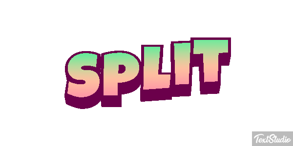 Split Efecto de texto