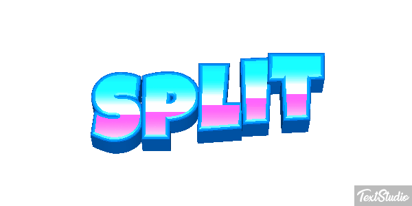 Split Efecto de texto