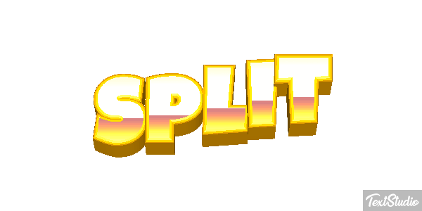 Split Efecto de texto