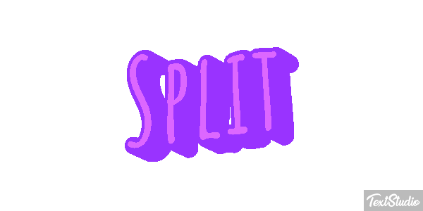 Split Efecto de texto