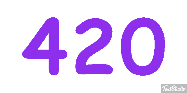 420 Efecto de texto