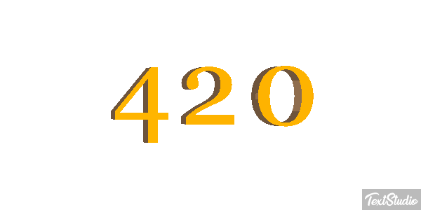 420 Efecto de texto