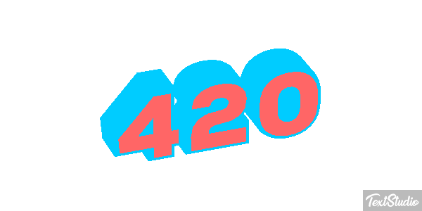 420 Efecto de texto