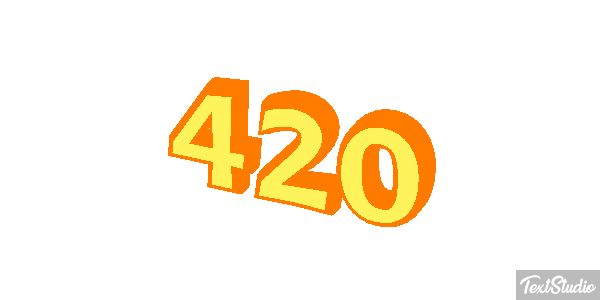 420 Efecto de texto