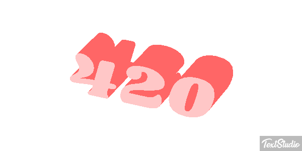 420 Efecto de texto