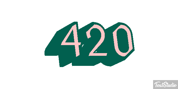 420 Efecto de texto