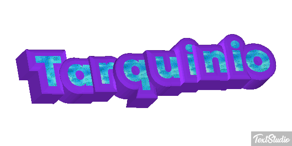 Tarquinio Effetto testo