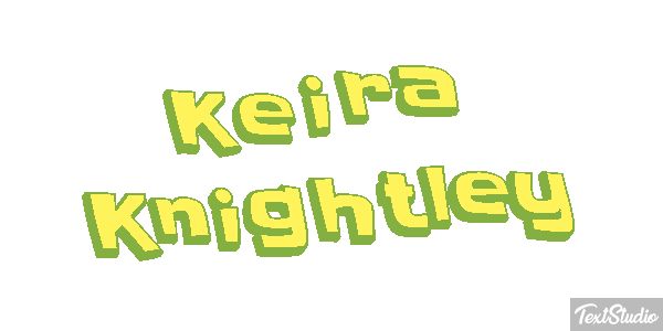 Keira Knightley Effetto testo