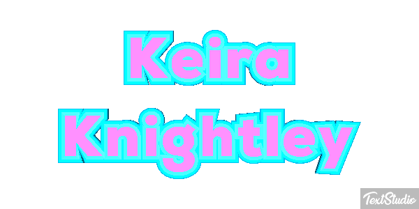 Keira Knightley Effetto testo