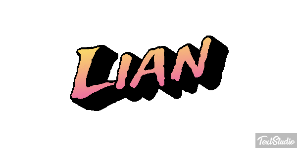 Lian Text effect