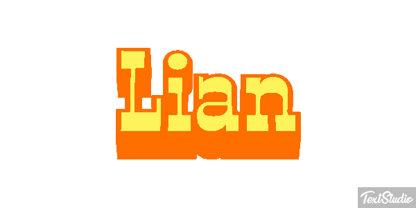 Lian Text effect