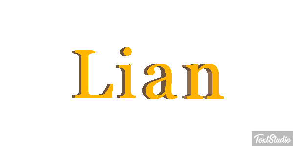 Lian Text effect
