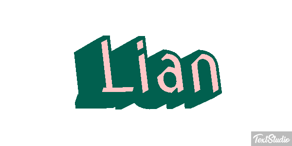 Lian Text effect