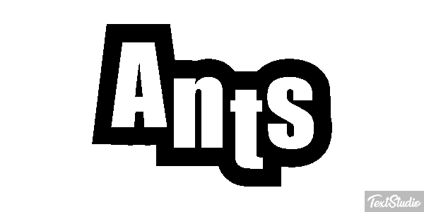 Ants Текстовый эффект