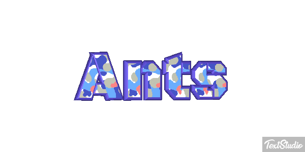 Ants Текстовый эффект