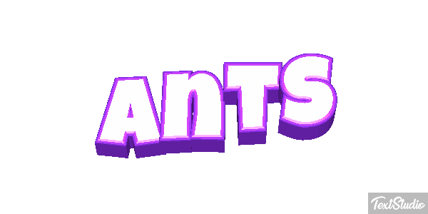 Ants Текстовый эффект